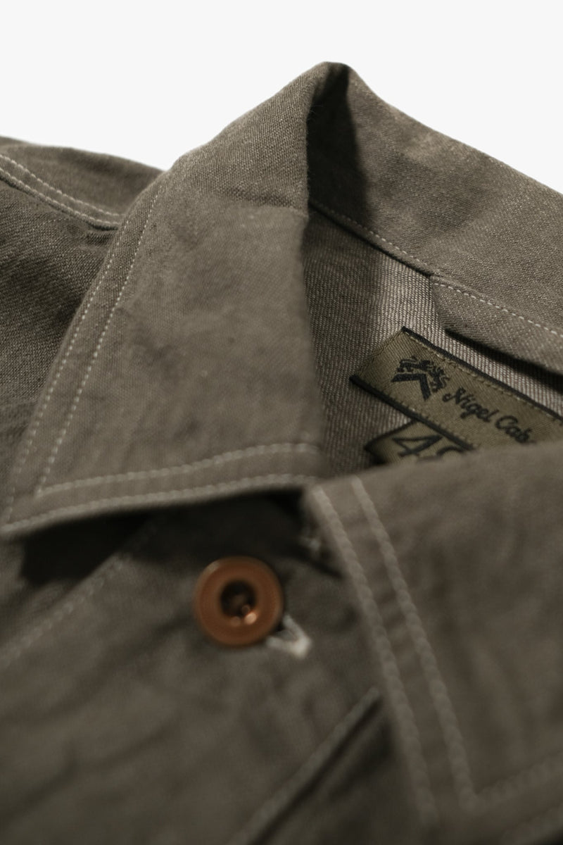 Denim Utility Shirt Type 2 - Green - Lazy Sun