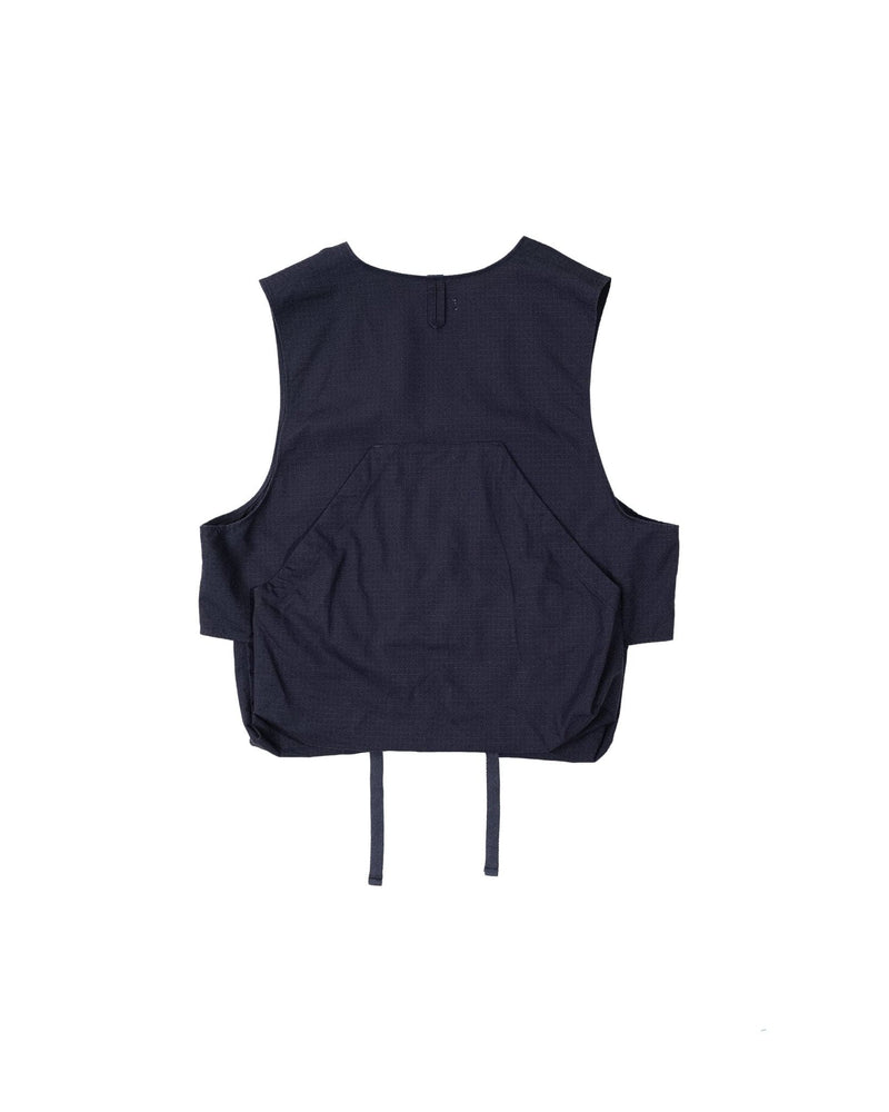 Fowl Vest-Dark Navy Cotton Ripstop - Lazy Sun