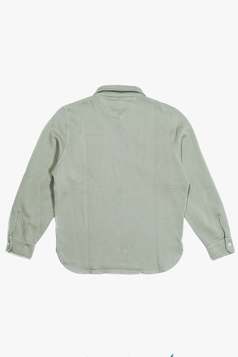 Half - Zip Collared Sweatshirt - Faded Olive - Lazy Sun