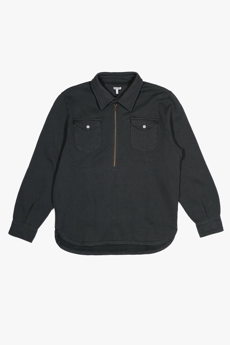 Half Zip Sweatshirt - Faded Black - Lazy Sun