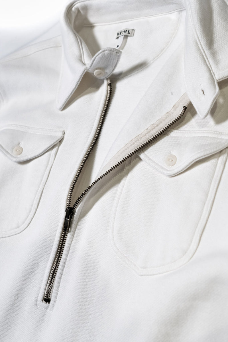 Half Zip Sweatshirt - Natural - Lazy Sun