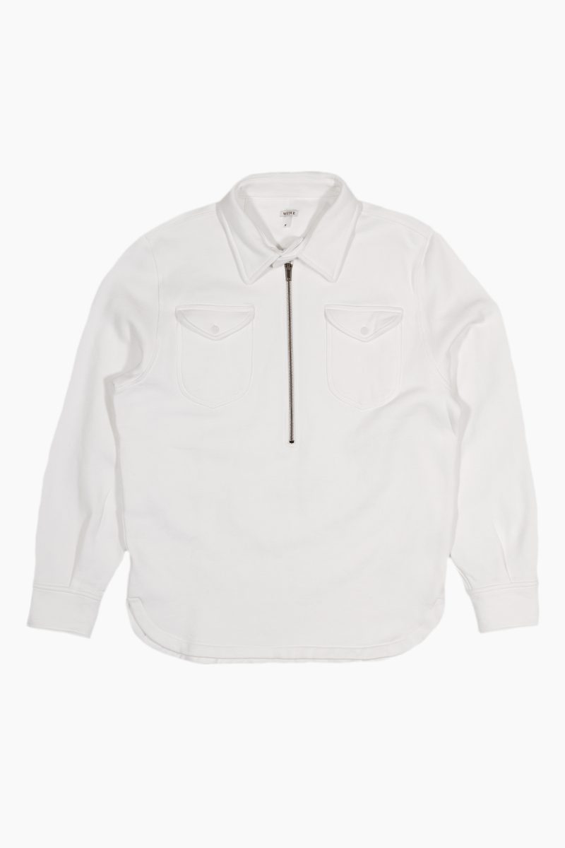 Half Zip Sweatshirt - Natural - Lazy Sun