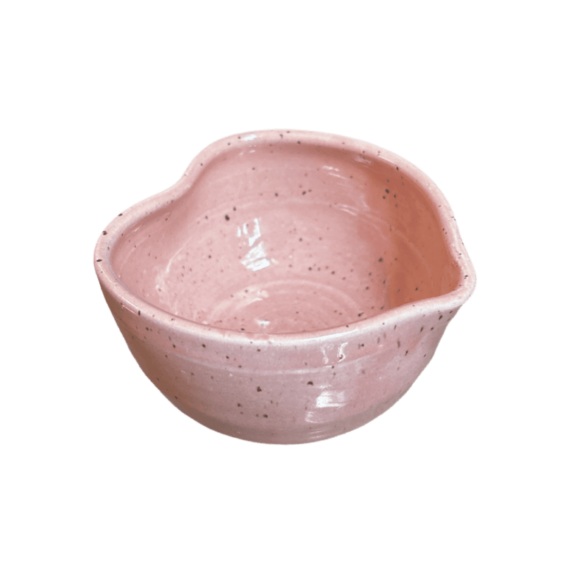 Handcrafted Heart - Shaped Matcha Bowl - Lazy Sun