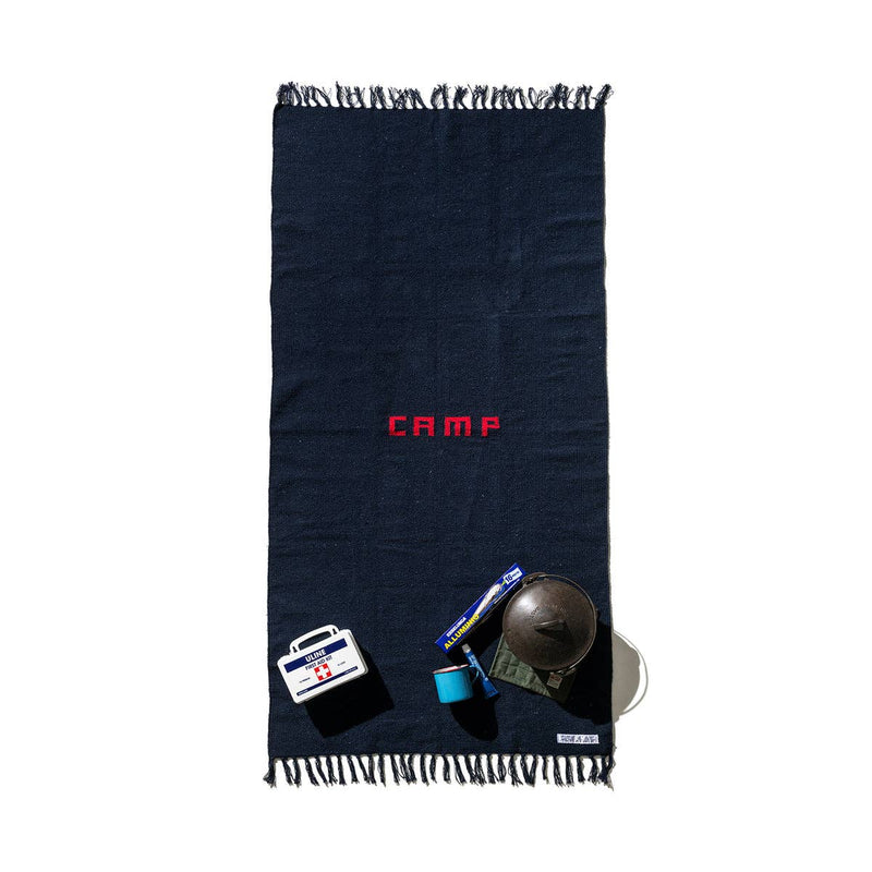 HANDLOOMED RECYCLE YARN CAMP RUG - Lazy Sun