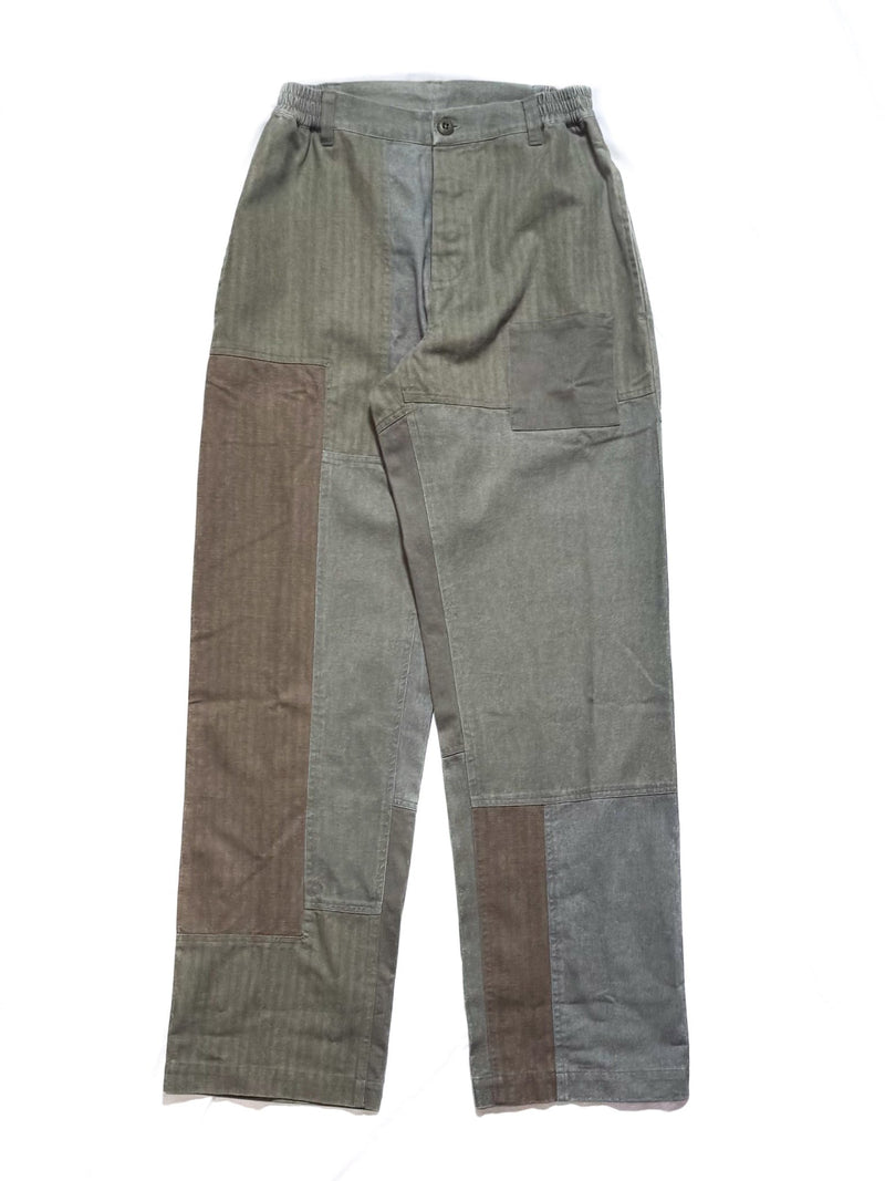 Harvest Pant - Olive Patchwork - Lazy Sun
