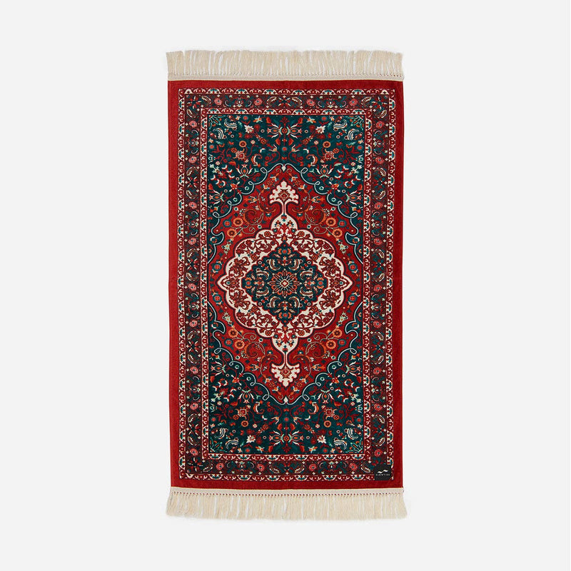 Haven Beach Towel - Burgundy - Lazy Sun