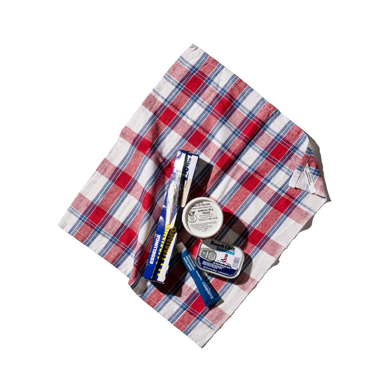 INDIA CLOTH / Tricolore Check - Lazy Sun