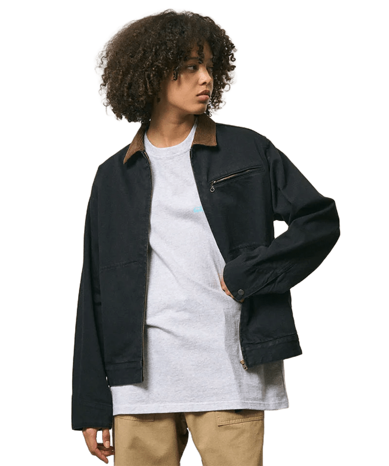 Japanese Denim Trucker - True Black - Lazy Sun