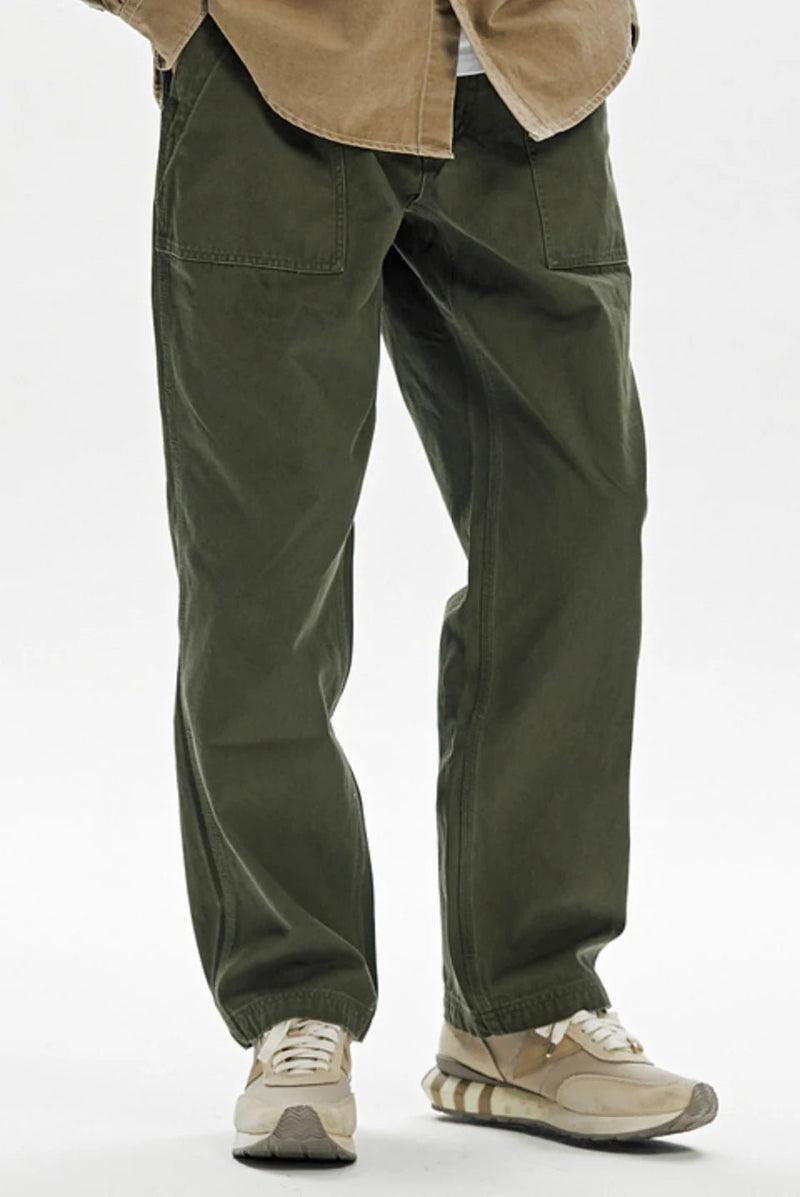Jungle Cloth Fatigue Pant - Olive - Lazy Sun