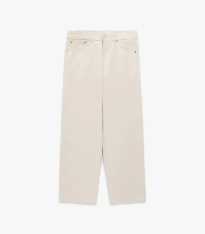 K102 - W Twill Pant - Ecru - Lazy Sun
