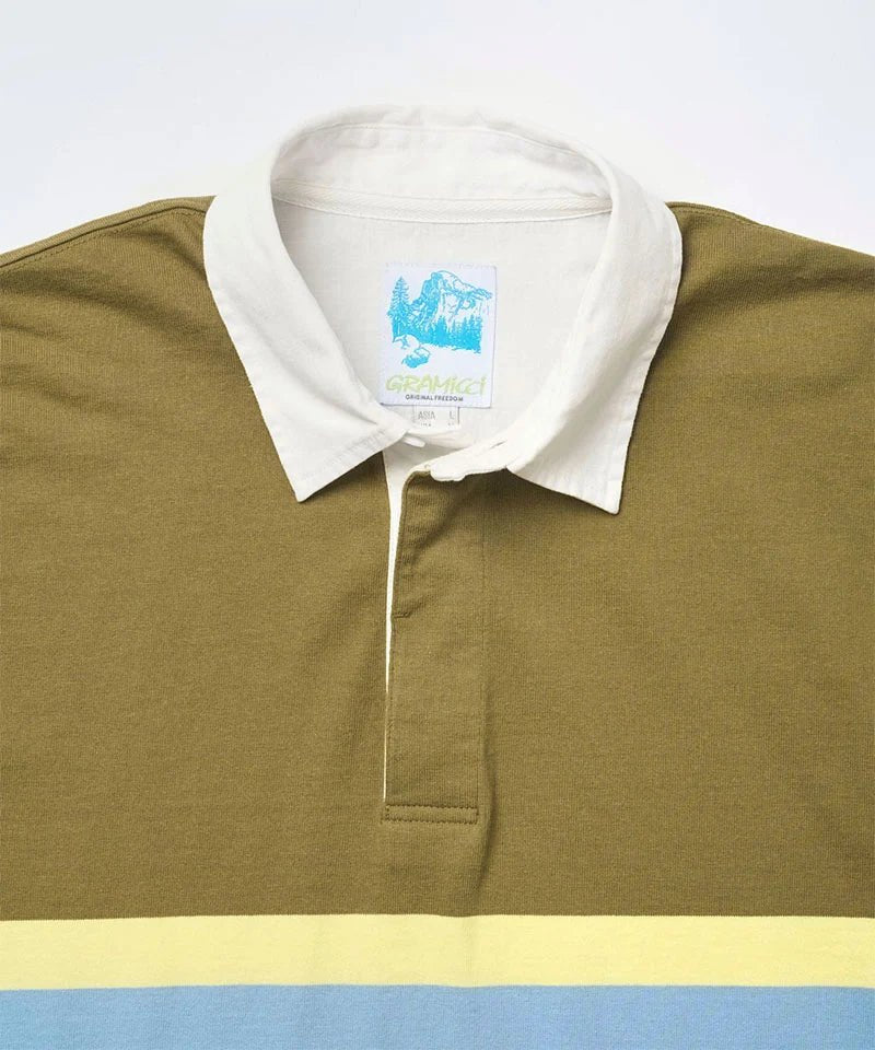 Langdon Rugby Shirt - Winter Olive - Lazy Sun