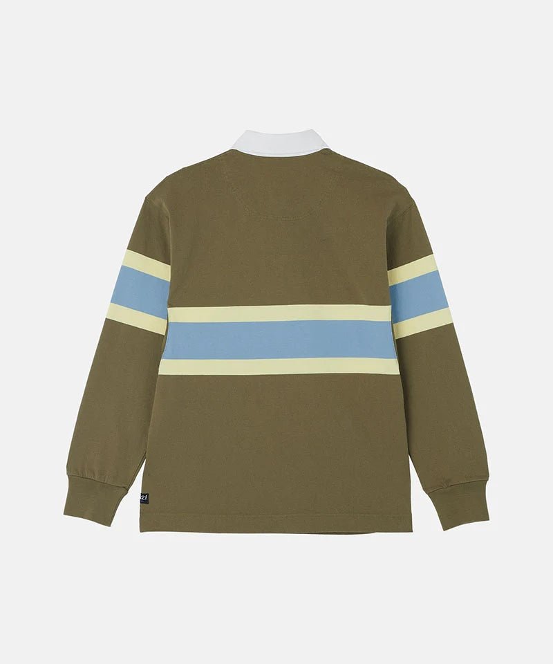 Langdon Rugby Shirt - Winter Olive - Lazy Sun
