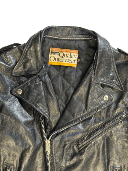 Late 1960s Montgomery Ward Two Star Perfecto Steerhide Jacket