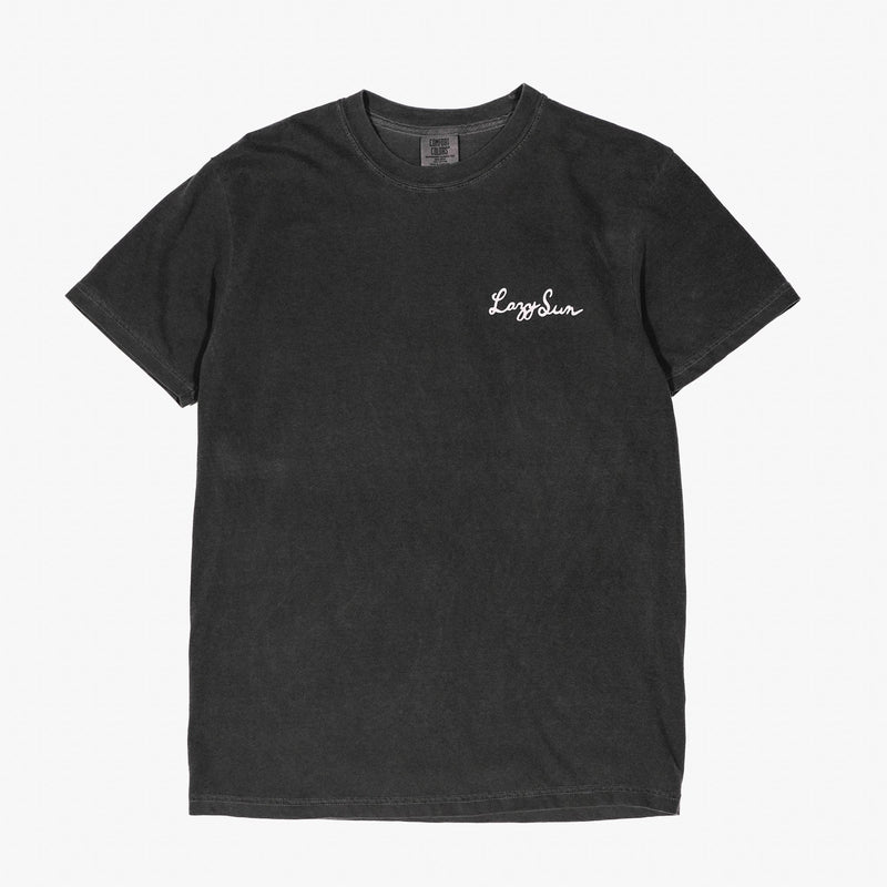 Lazy Sun Portland Tee - Faded Black - Lazy Sun