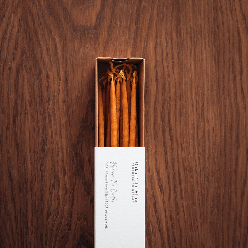 Melissa Beeswax Thin Tapers - Pack of 15 - Lazy Sun