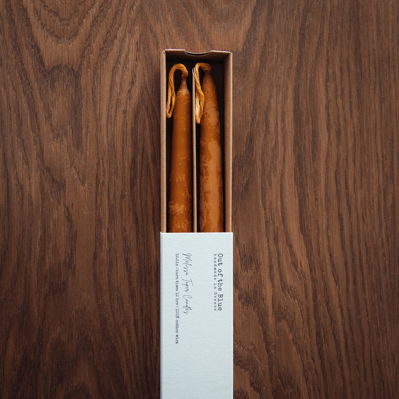 Melissa Taper Beeswax Candles - Set of 2 - Lazy Sun