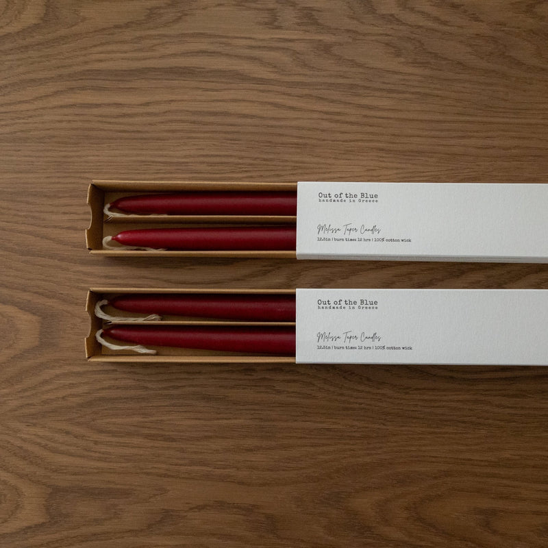 Melissa Taper Beeswax Candles - Set of 2 - Lazy Sun