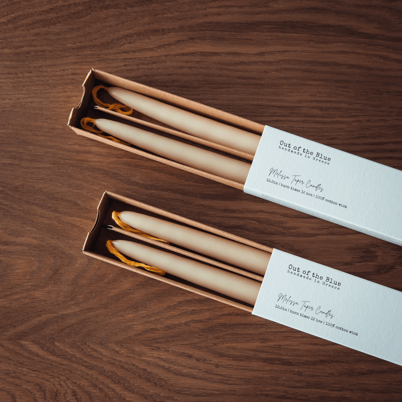 Melissa Taper Beeswax Candles - Set of 2 - Lazy Sun