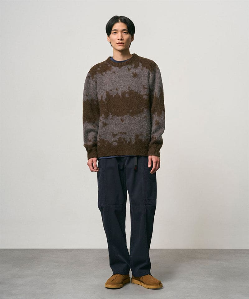 Mohair Splatter Sweater - Slate Splatter