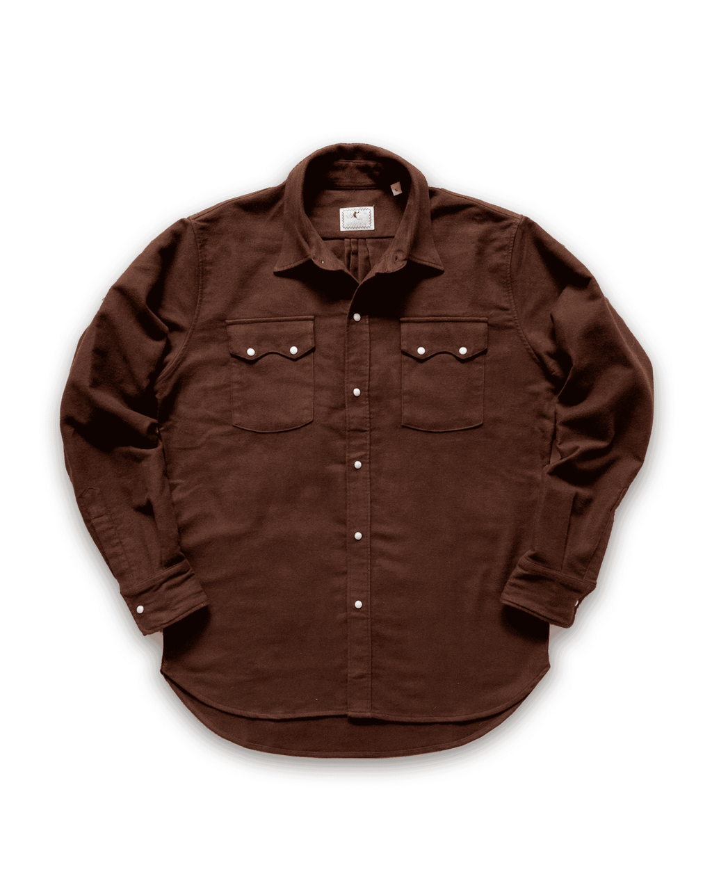 Moleskin Pearlsnap Shirt - Cocoa