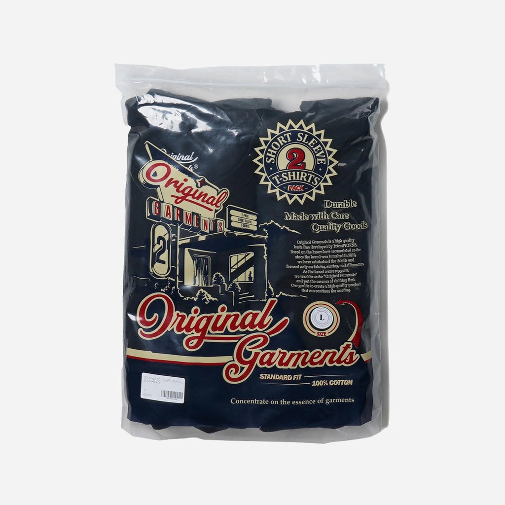 Og Athletic T-Shirt 2Pack - Black + Black