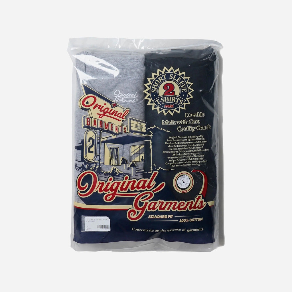 Og Athletic T-Shirt 2Pack - Black + Gray