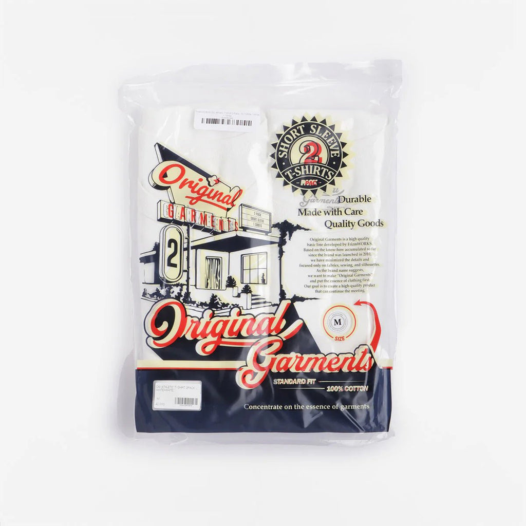 Og Athletic T-Shirt 2Pack - White + White