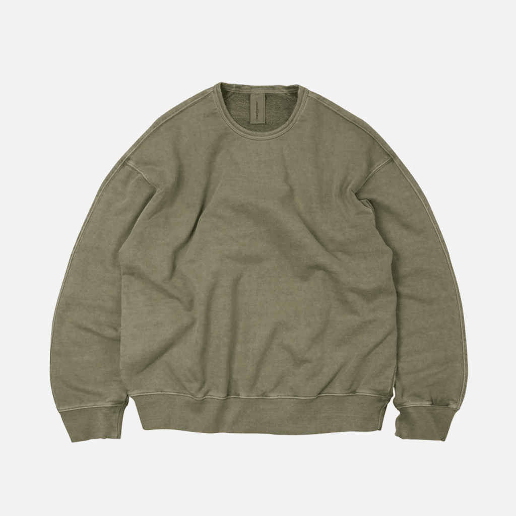 Og Pigment Dyeing Sweatshirt - Green