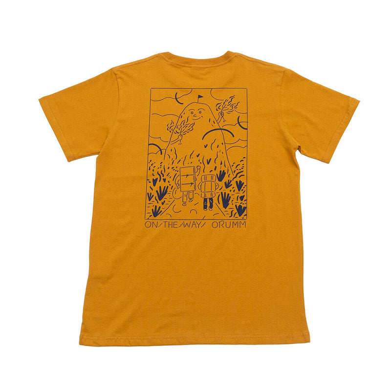 On The Way tee - Mustard - Lazy Sun