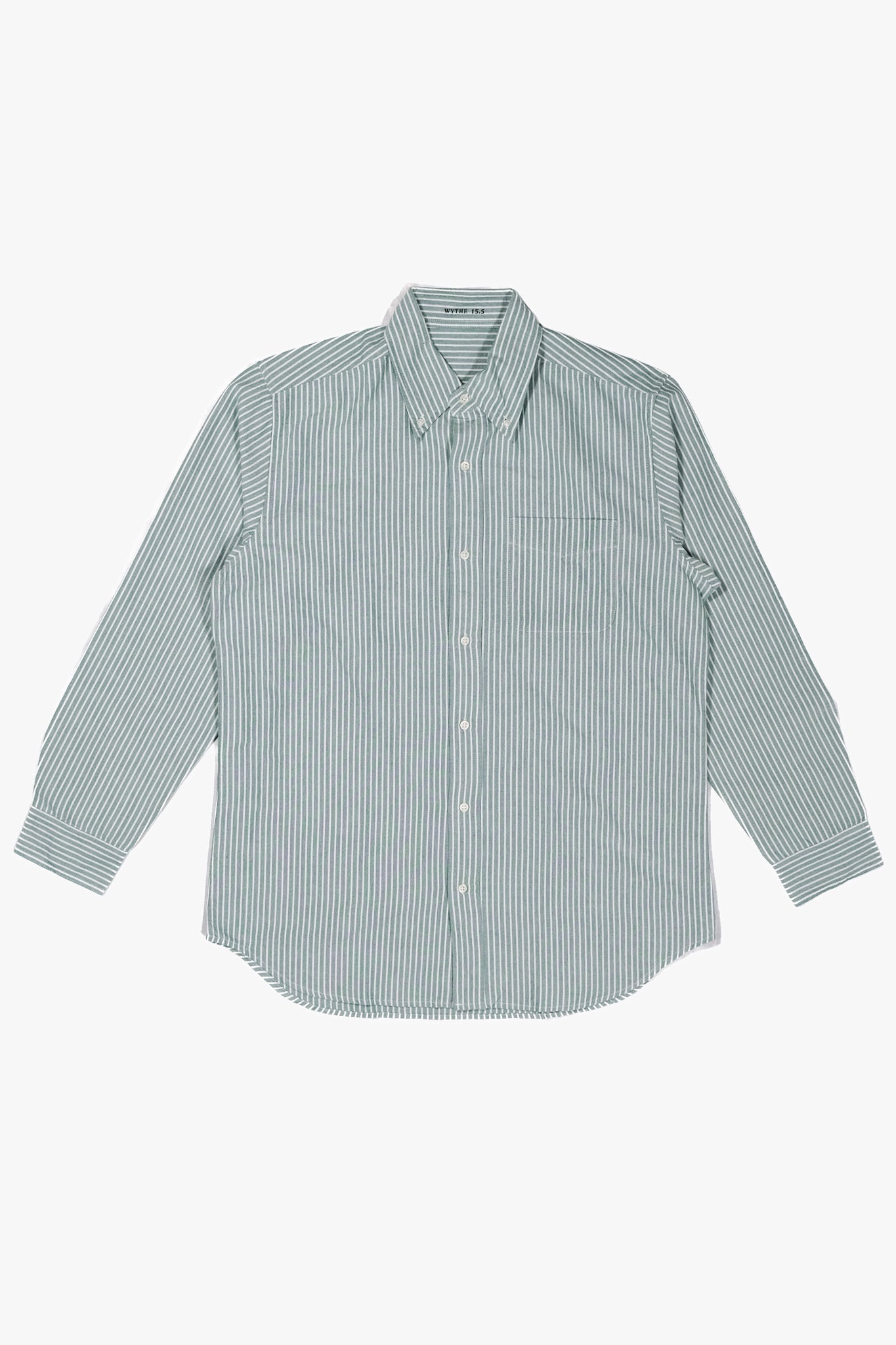 Oxford Cloth Button Down - Evergreen Stripe Oxford Cloth Button Down - Evergreen Stripe