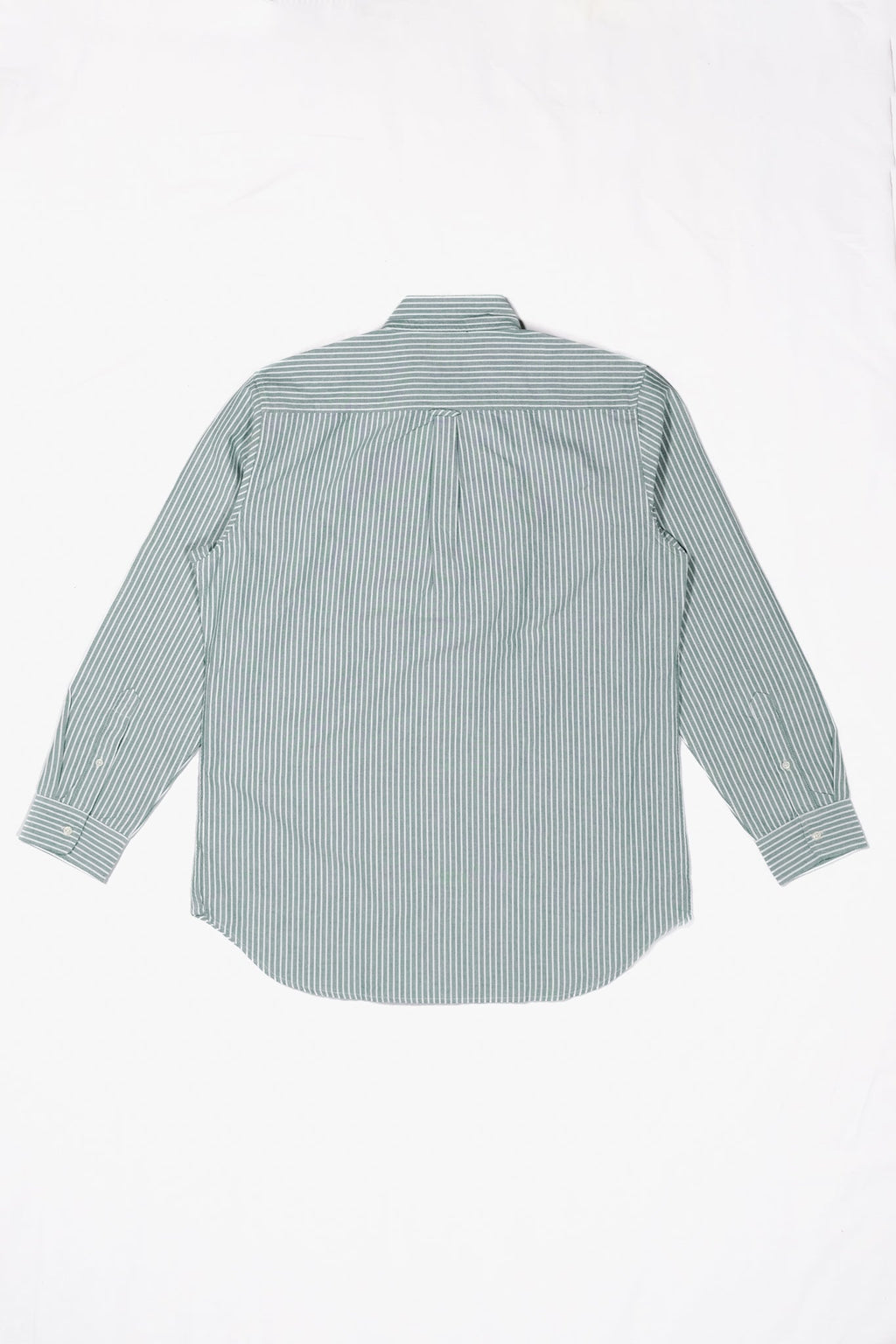 Oxford Cloth Button Down - Evergreen Stripe