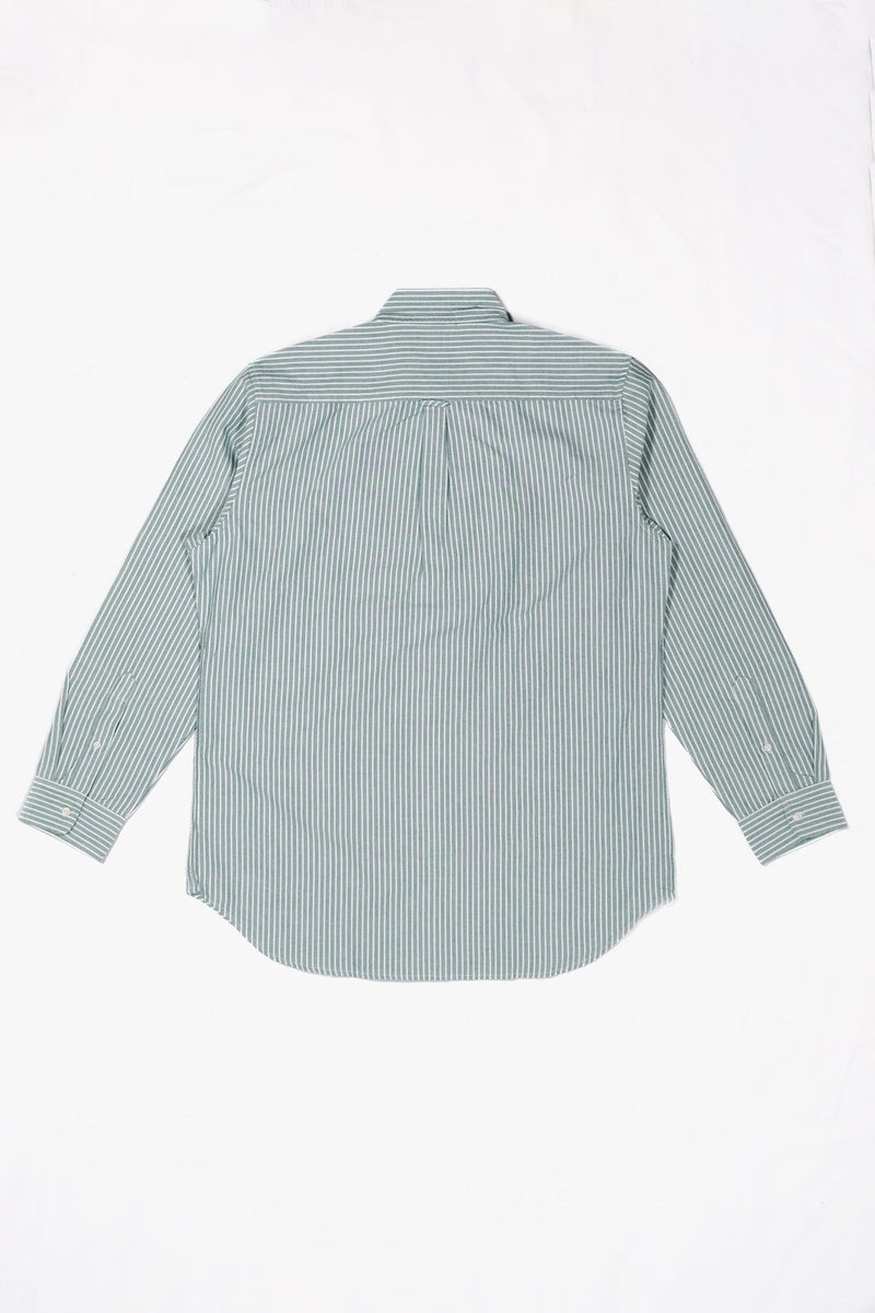 Oxford Cloth Button Down - Evergreen Stripe - Lazy Sun