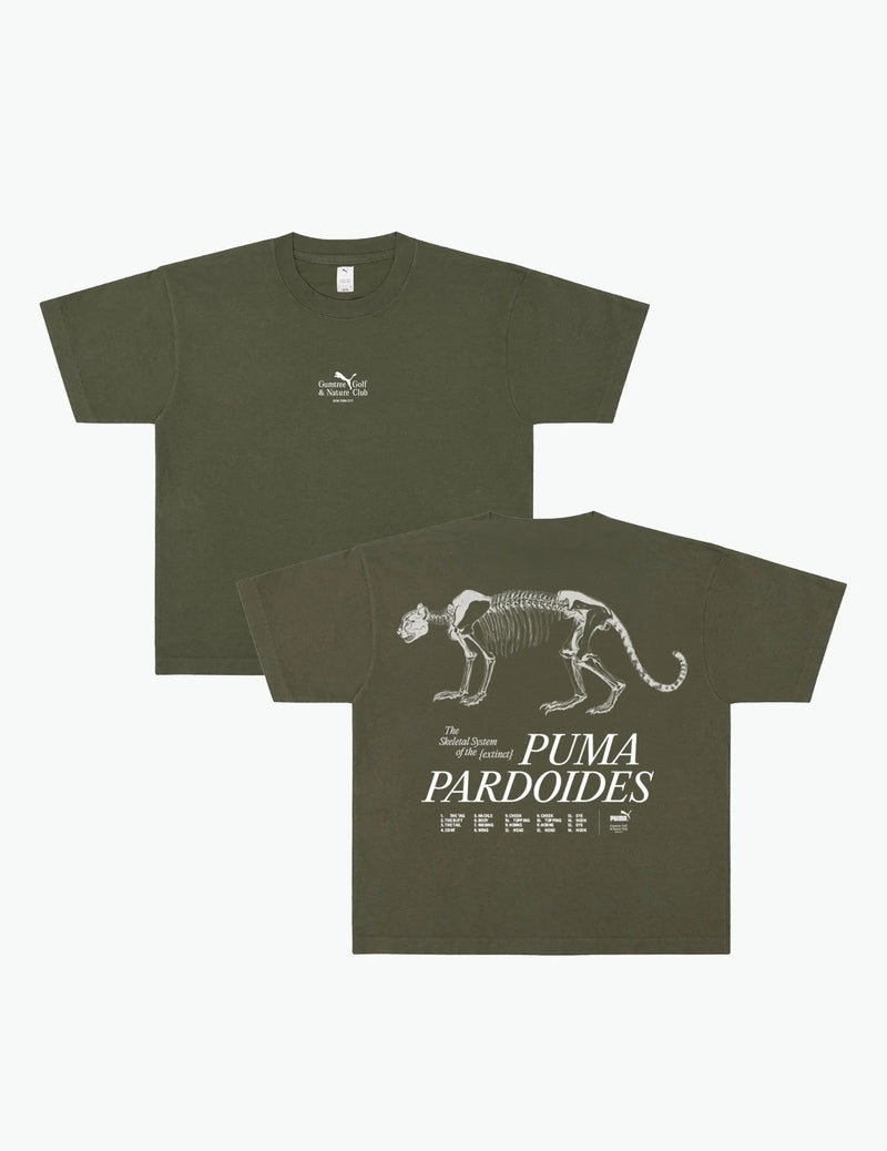 Puma x GGNC Pardoides T-Shirt - Dark Sage