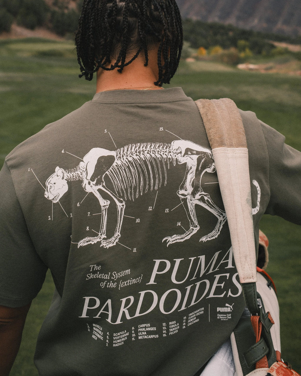 Puma x GGNC Pardoides T-Shirt - Dark Sage