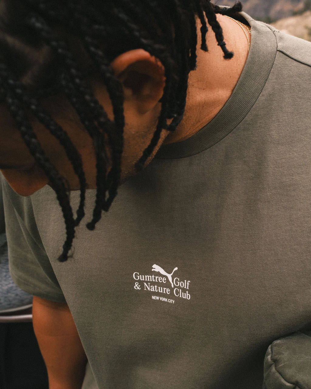 Puma x GGNC Pardoides T-Shirt - Dark Sage