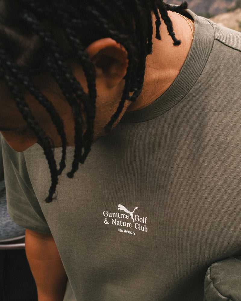 Puma x GGNC Pardoides T-Shirt - Dark Sage