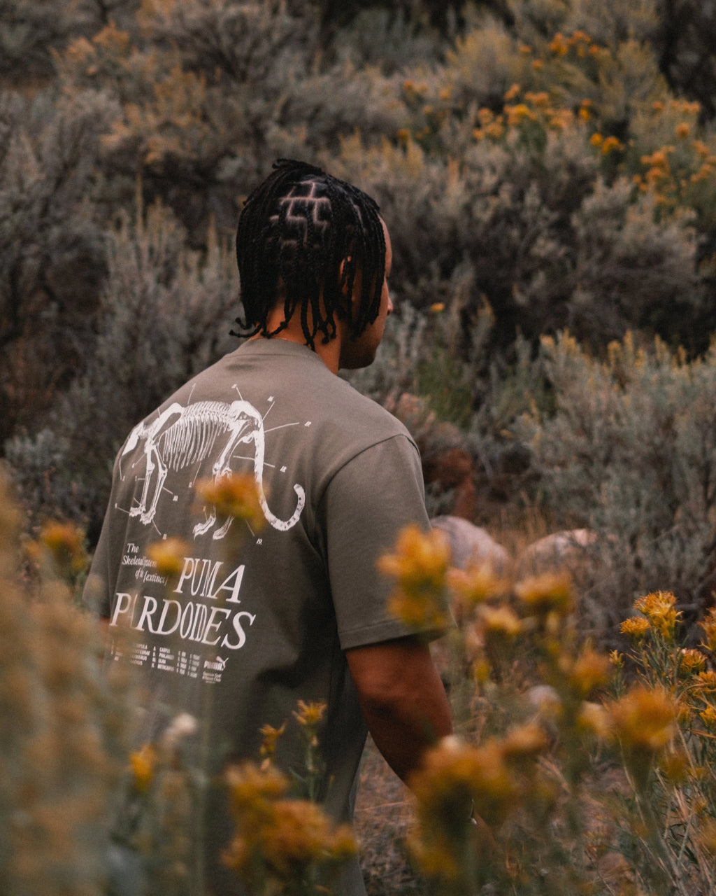 Puma x GGNC Pardoides T-Shirt - Dark Sage