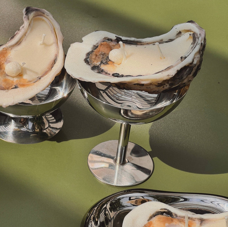 Pearl Oyster Candle - Lazy Sun