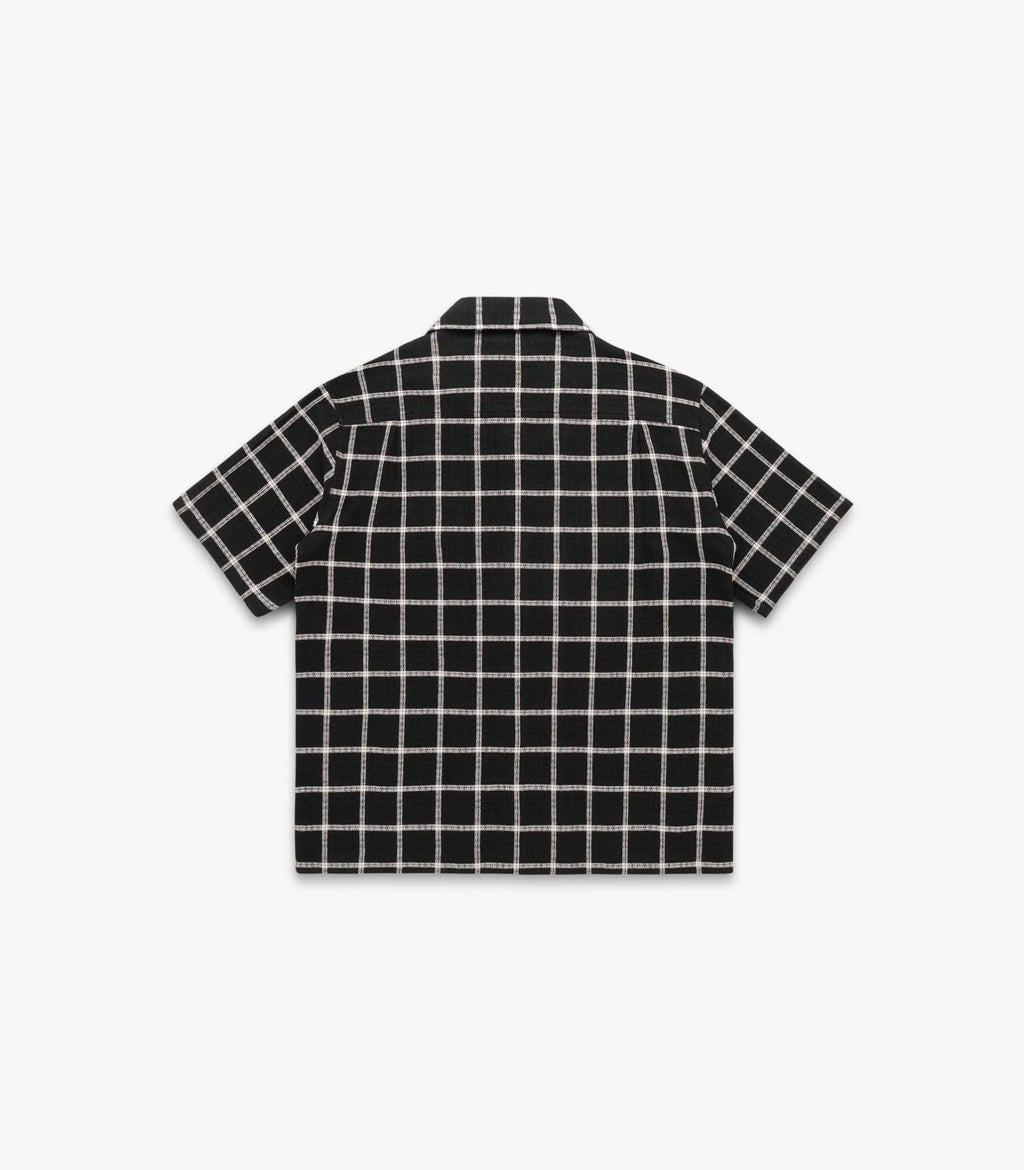 Penny Loom Cotton Shirt S/S - Black