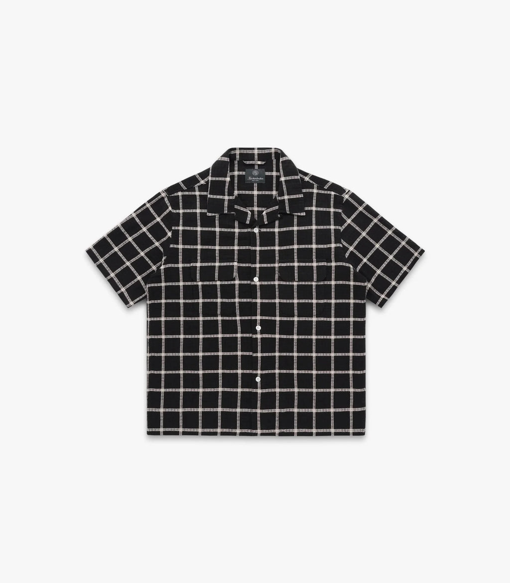 Penny Loom Cotton Shirt S/S - Black
