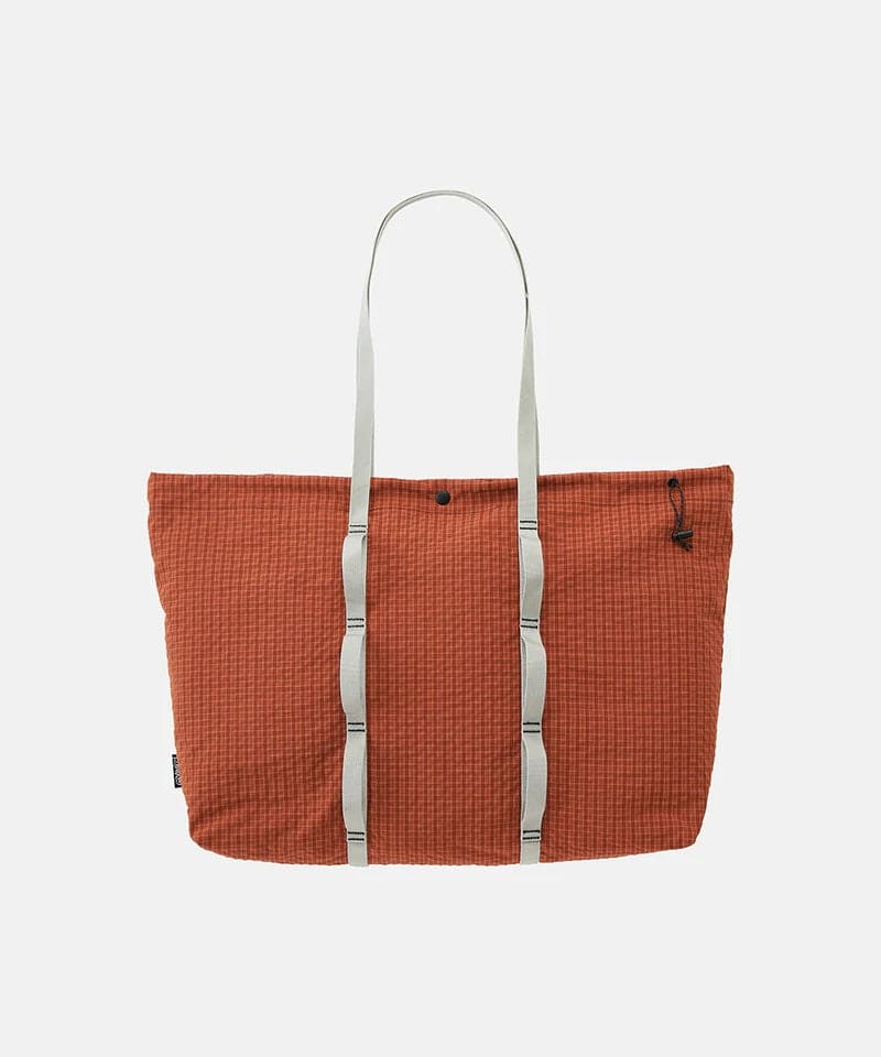 Plaid Climbing Tote - Brick