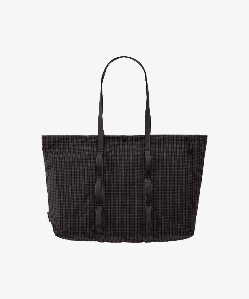 Plaid Climbing Tote - Deep Brown