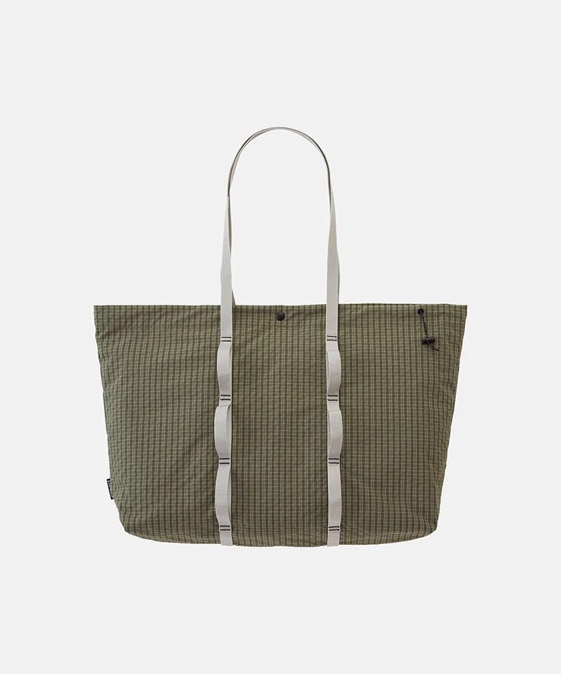 Plaid Climbing Tote - Olive - Lazy Sun
