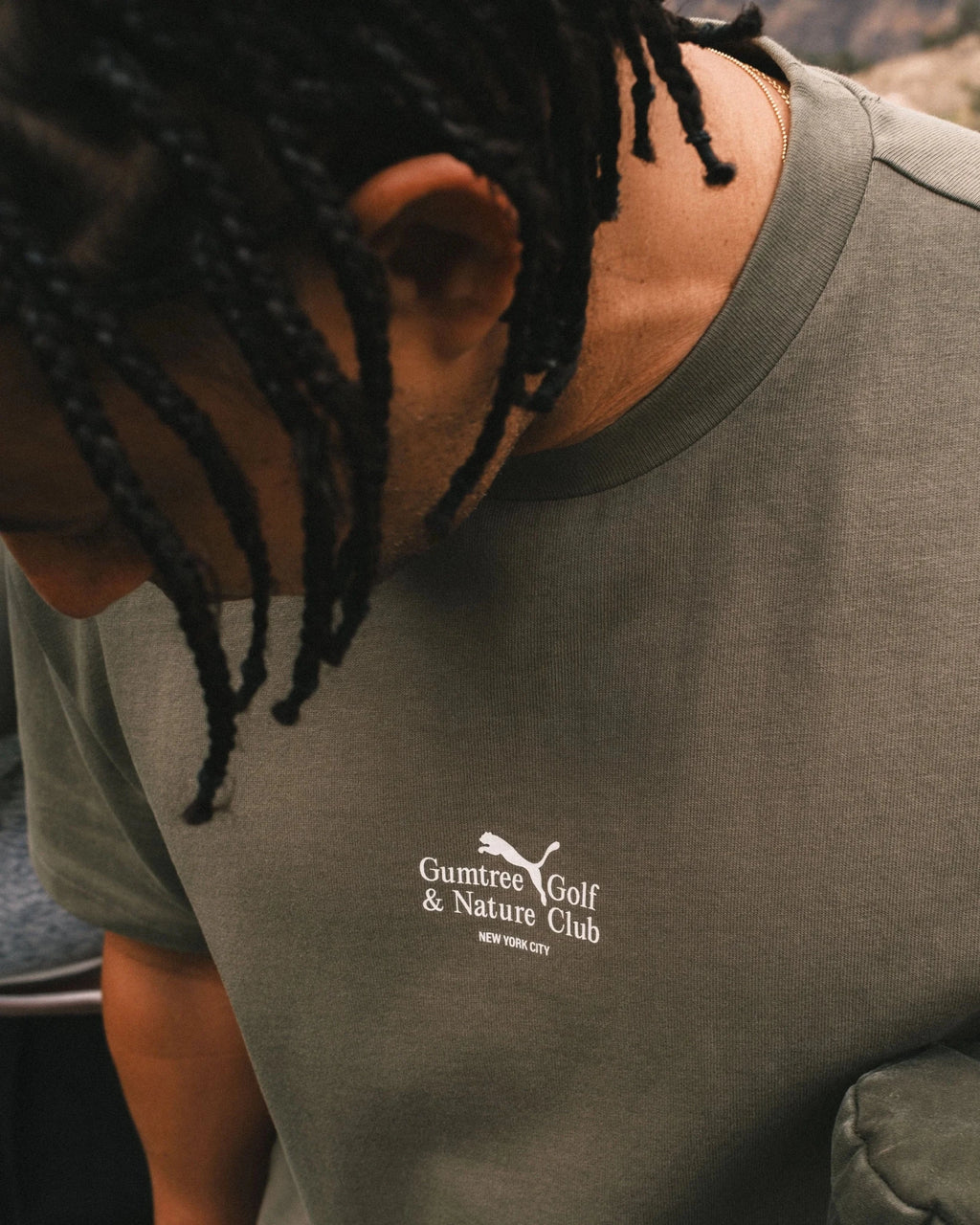 Puma Pardoides Reference Tee - Dark Sage