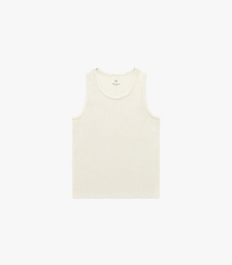 Rib Tank - Milk - Lazy Sun