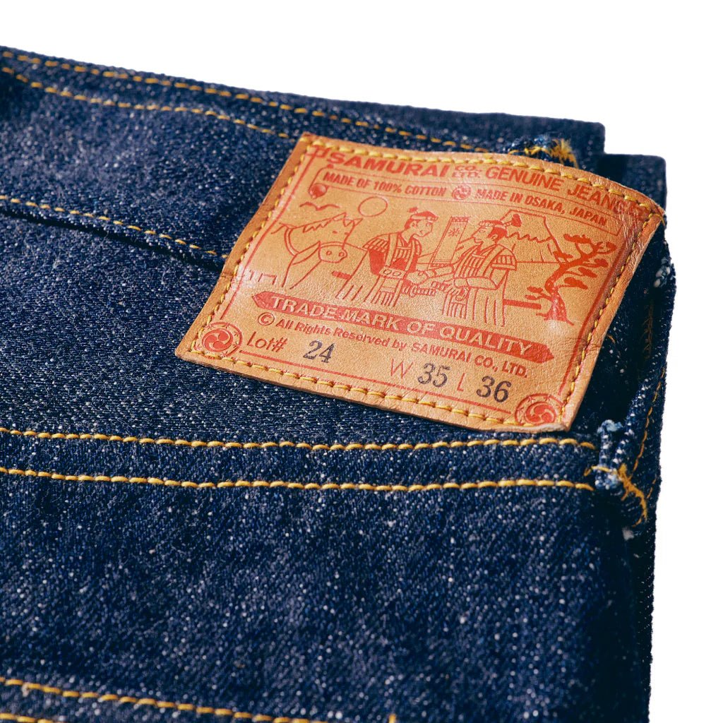 S3000VXII 17oz Zero Bushido Denim Relax Straight - One Wash