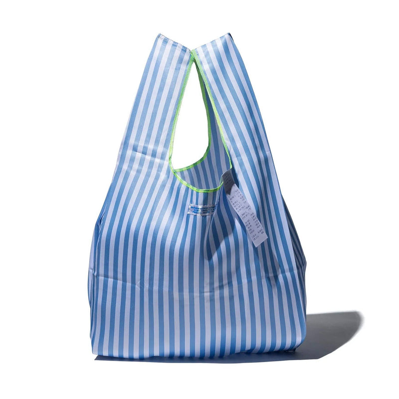 School Tie Fabric Bag - Light Blue x White - Lazy Sun