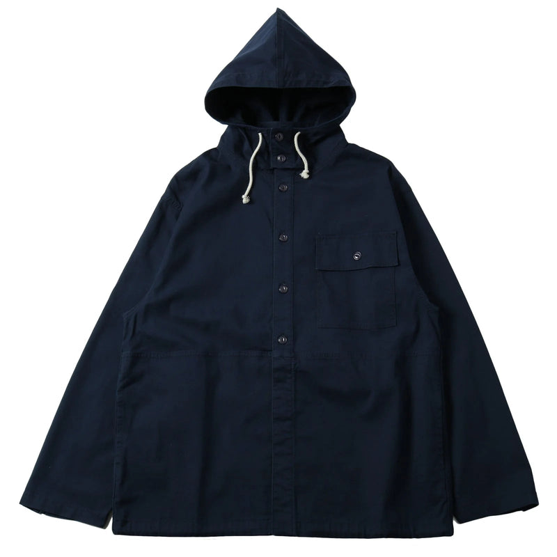 Seafarer Hooded Jacket - Navy - Lazy Sun