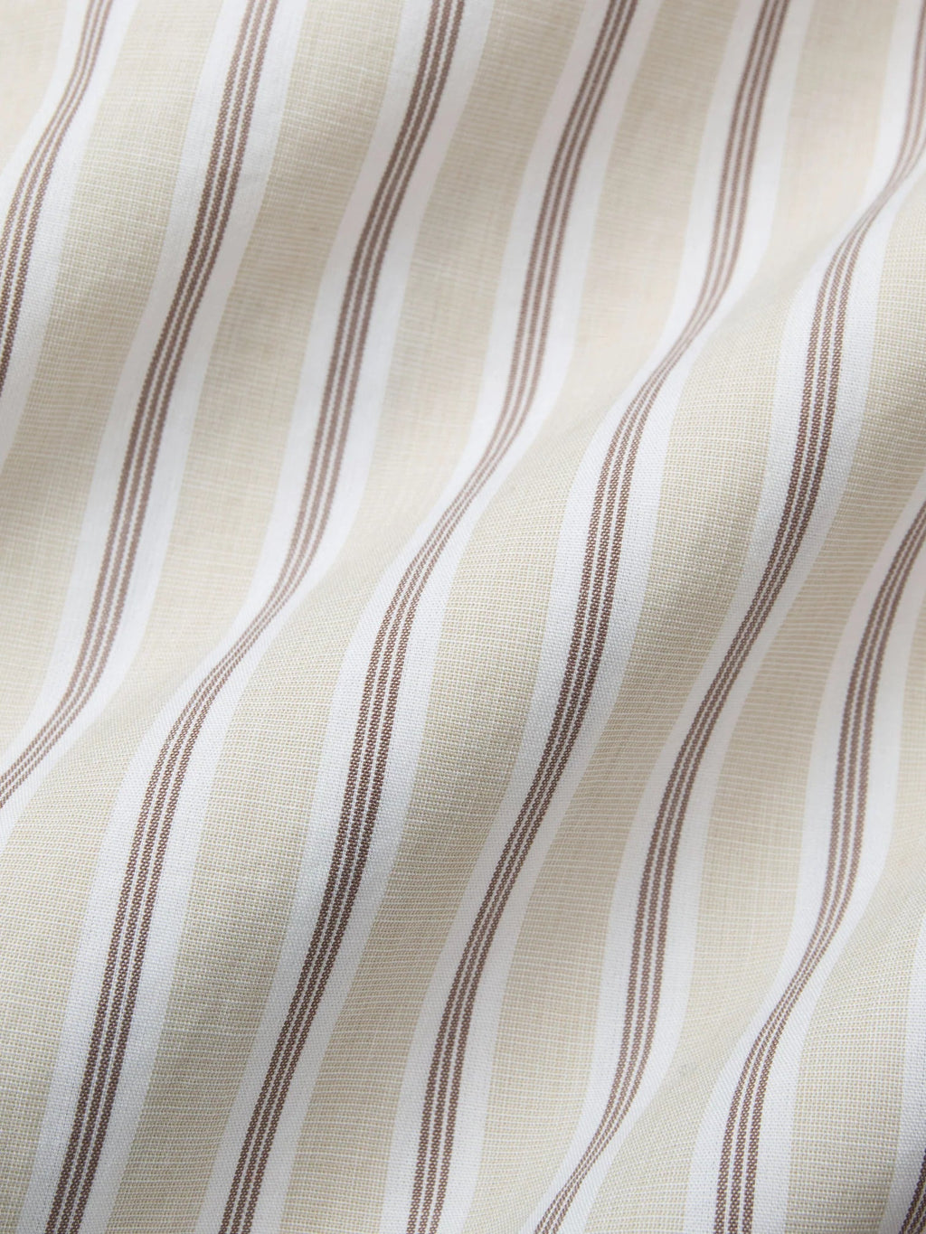 Short Sleeve Commuter Shirt - Tan Stripe