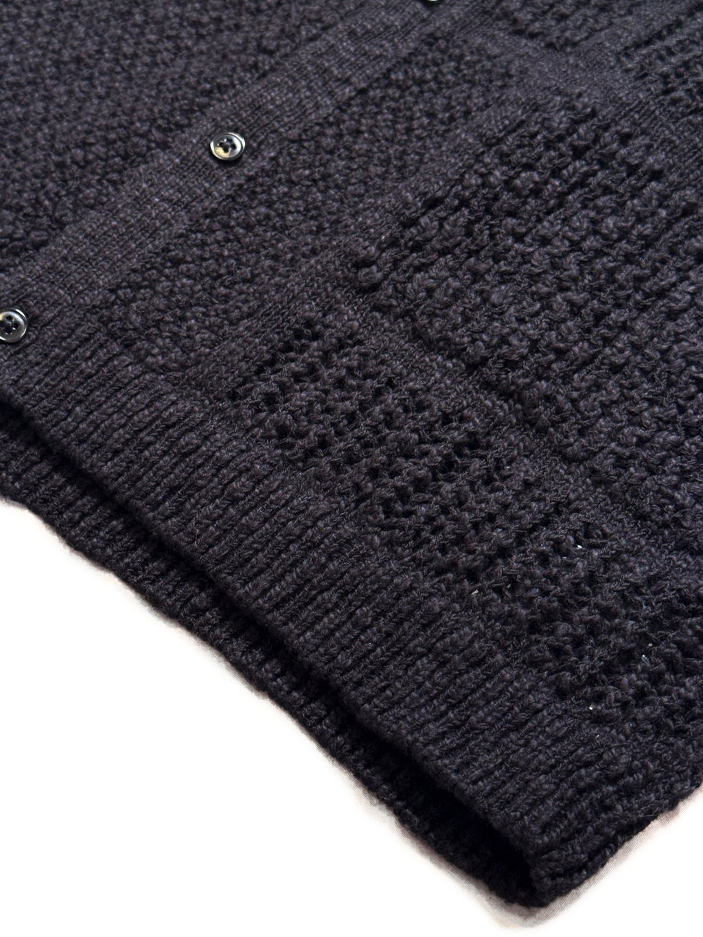 Short Sleeve Knit Shirt - Black De Stijl